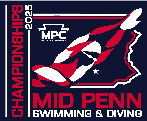 Mid Penn Championships 2025 RED & WHITE - NAVY BG